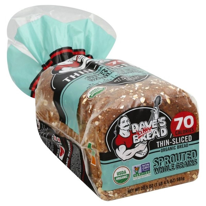 Dave's Killer Bread Sprouted Whole Grains Thin Sliced Organic Bread (20 ...