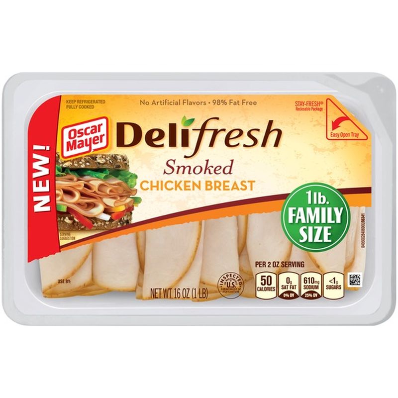 Oscar Mayer Deli Fresh Smoked Chicken Breast Lunch Meat (16 oz) Instacart