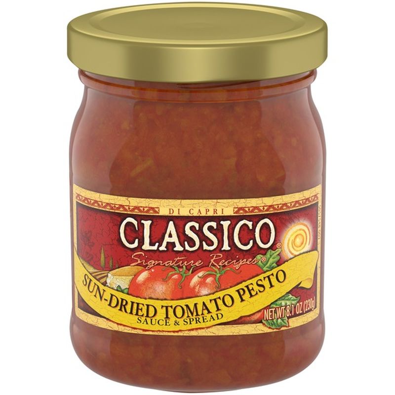 Classico Sun-Dried Tomato Pesto Sauce and Spread (8.1 oz) - Instacart