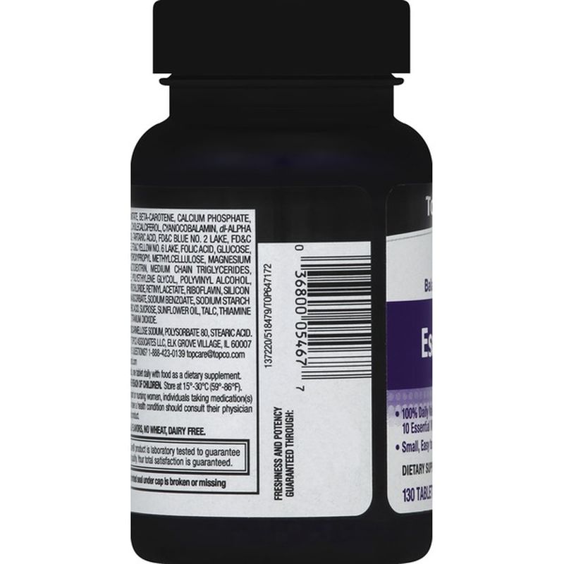 Topcare Health One Daily Essential Multivitamin Dietary Supplement