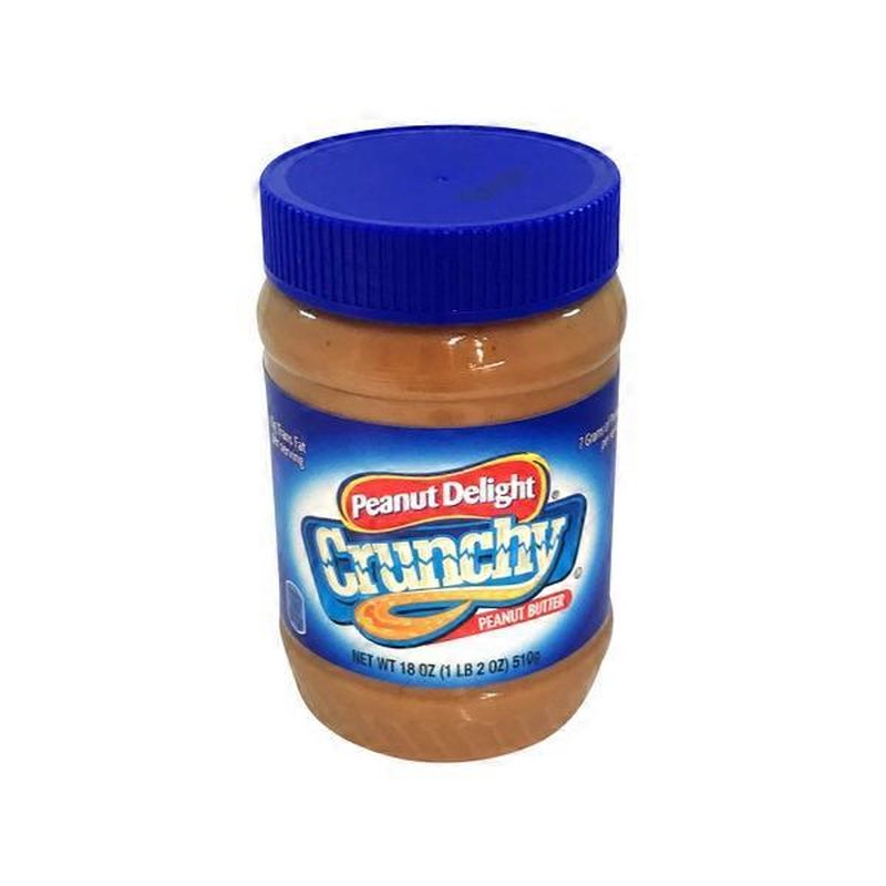 Peanut Delight Crunchy Peanut Butter (18 oz) Instacart