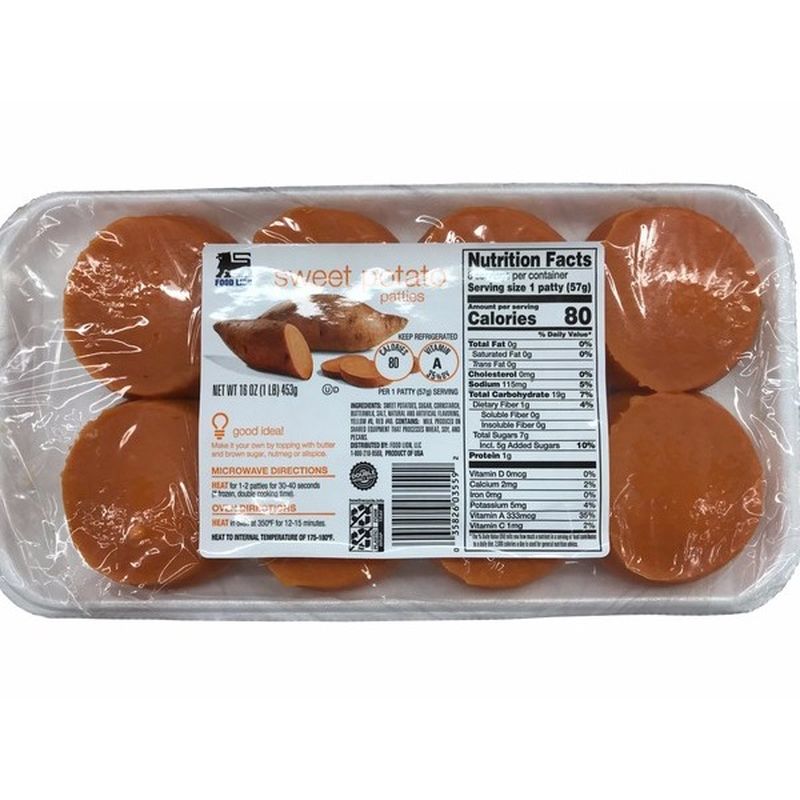 Food Lion Sweet Potato Patties (16 oz) from Food Lion Instacart