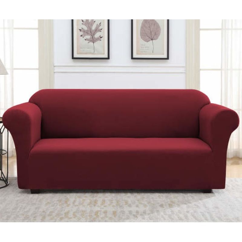 Broyhill Wine Red Sofa Slipcover (each) Instacart
