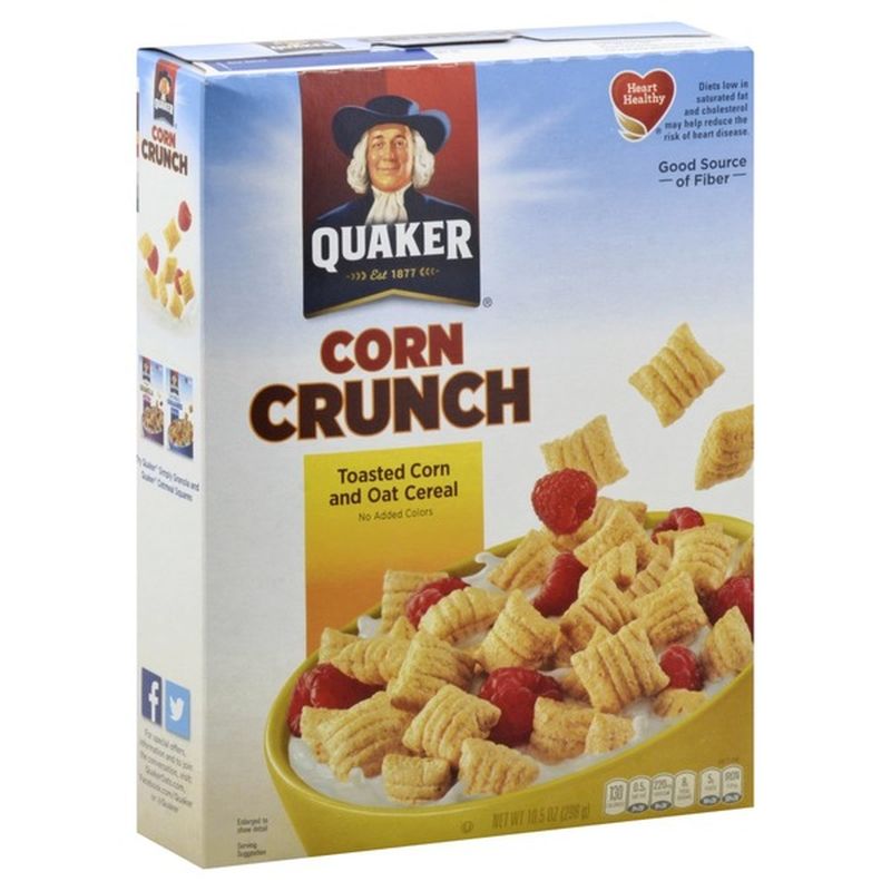 Quaker Corn Bran Crunch Toasted Corn Cereal (11 oz) Instacart