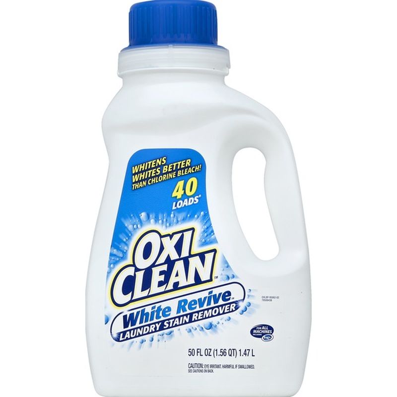 Oxi Clean White Revive Liquid Laundry Whitener + Stain Remover, (50 fl