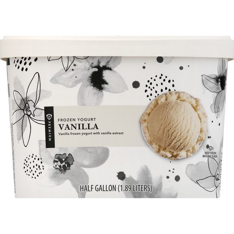 Publix Premium Frozen Yogurt, Vanilla (0.5 gal) Instacart