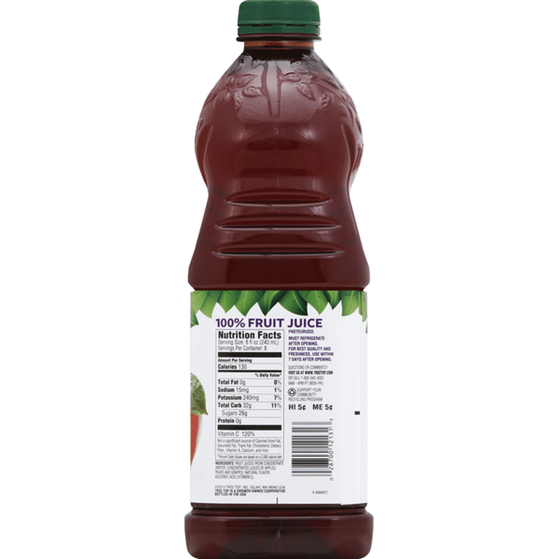 Tree Top 100 Juice, Apple Grape (64 fl oz) from CVS Pharmacy® Instacart