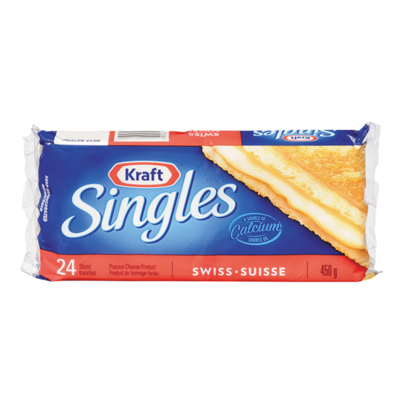 Kraft Singles Swiss Cheese Slices