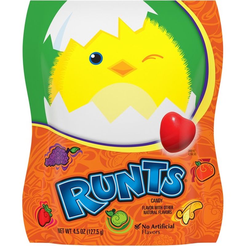 Runts Banana, Orange, Strawberry, Green Apple and Grape Sugar Candy (4.