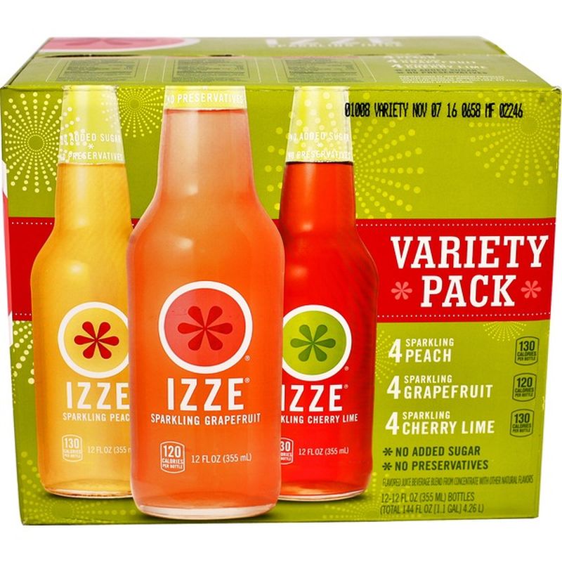 Izze Sparkling Juice Variety Pack