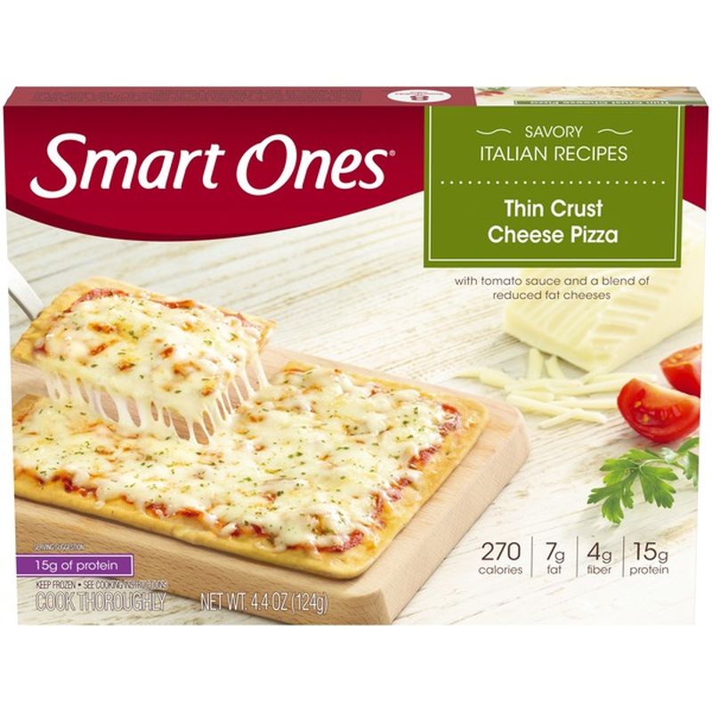 Smart Ones Thin Crust Cheese Pizza Frozen Meal 4 4 Oz Instacart