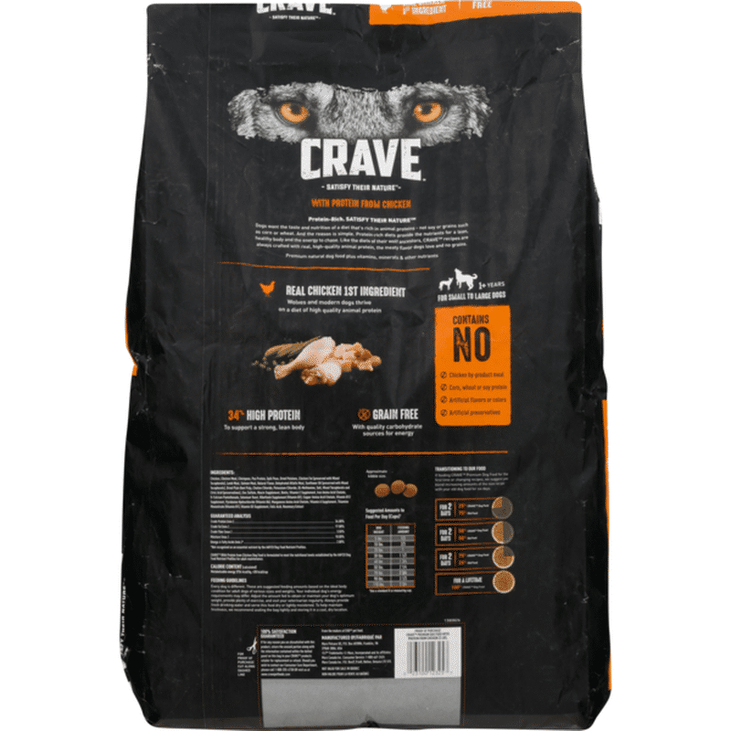 crave 22 lb dog food