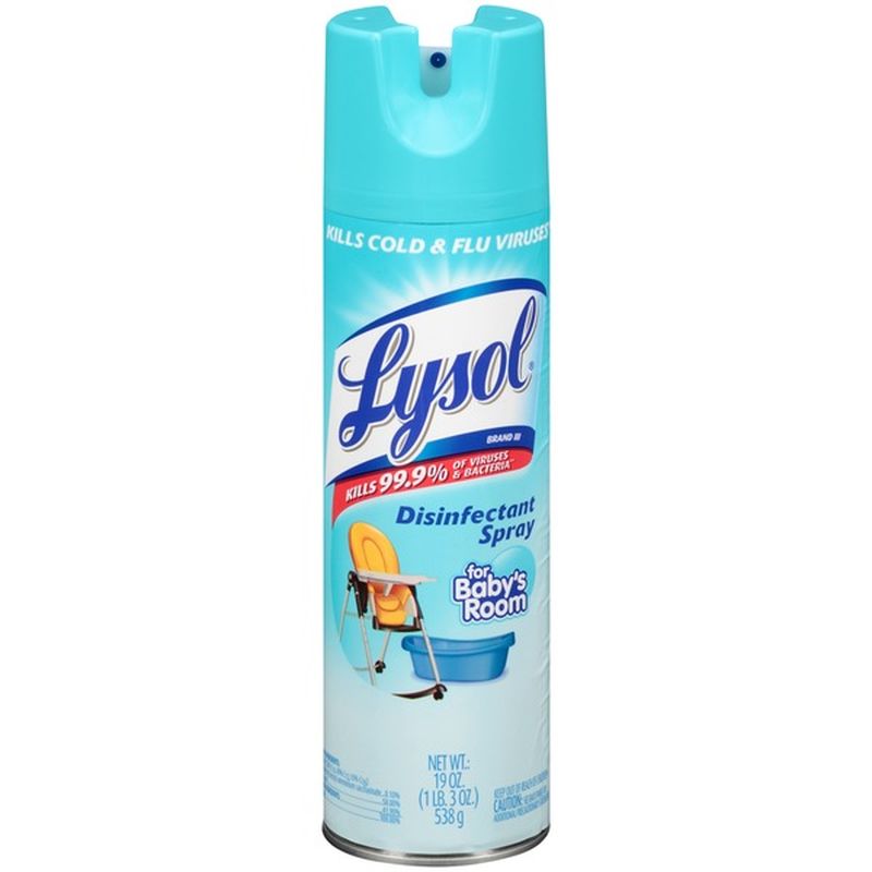 Lysol Disinfectant Spray For Babys Room 19oz