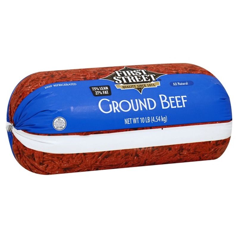 First Street Ground Beef (10 lb) from Smart & Final Instacart