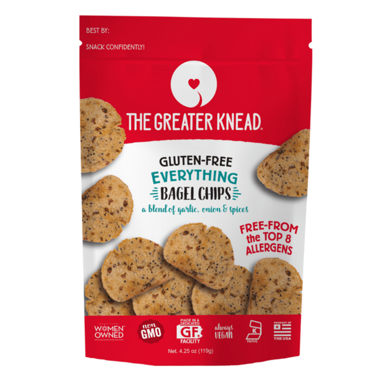 The Greater Knead Gluten Free Everything Bagel Chips (4.25 oz) Instacart