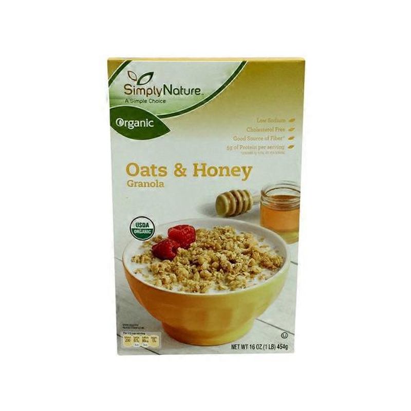 Simply Nature Organic Oats And Honey Granola 16 Oz Instacart