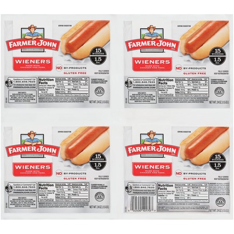 Farmer John Wieners (15 ct) from Costco Instacart
