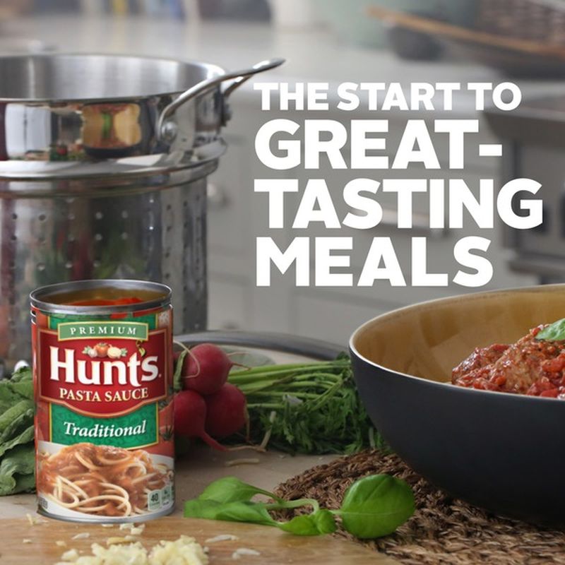 Hunt S Traditional Spaghetti Sauce 24 Oz Instacart