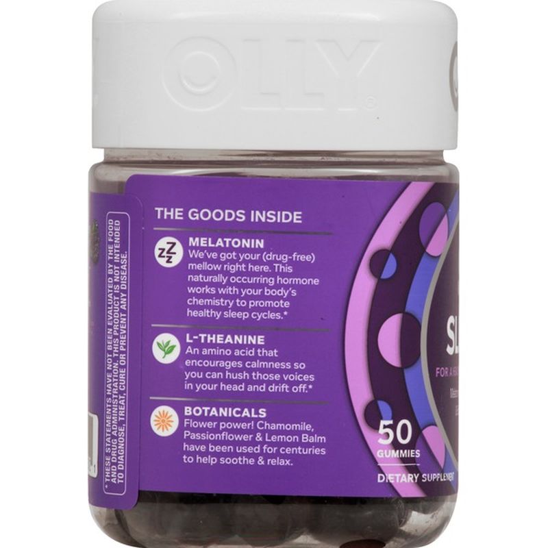 Olly Restful Sleep, Blackberry Zen, Gummies (50 each) Instacart