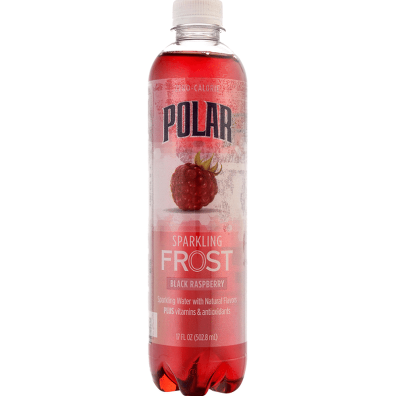 Polar Sparkling Water, ZeroCalorie, Black Raspberry (17 oz) Instacart