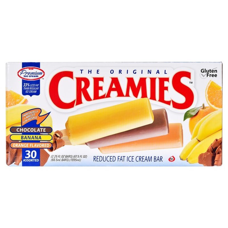 Creamies Premium Variety Pack Of Ice Cream Bars 30 Ct Delivery Or Pickup Near Me Instacart