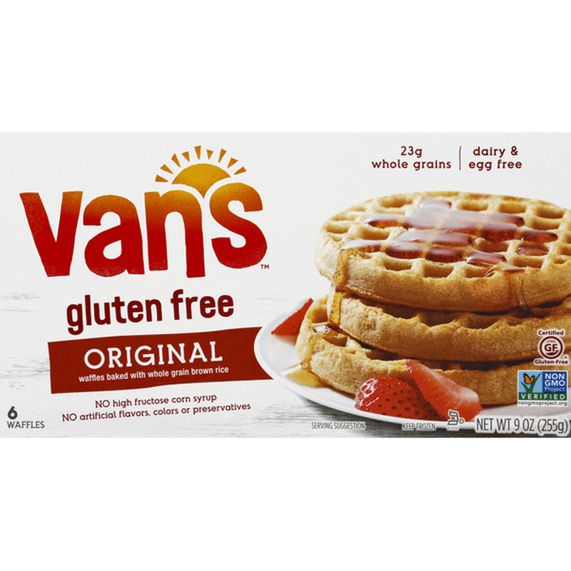 Van's Simply Delicious GlutenFree Waffles, Totally Original (6 ct