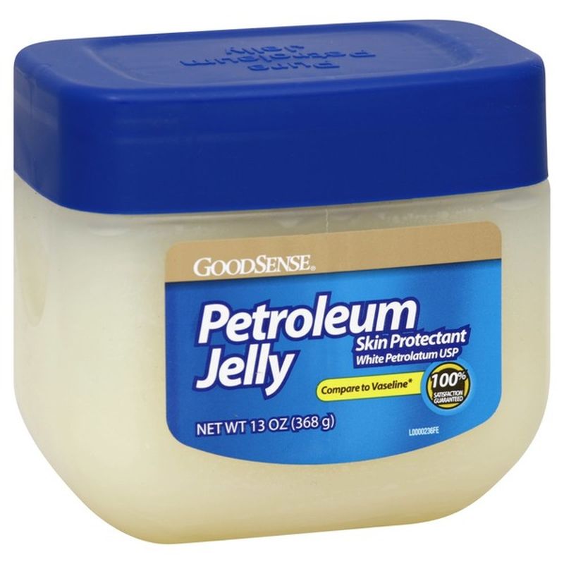 GoodSense Petroleum Jelly, Skin Protectant, White Petrolatum USP (13 oz