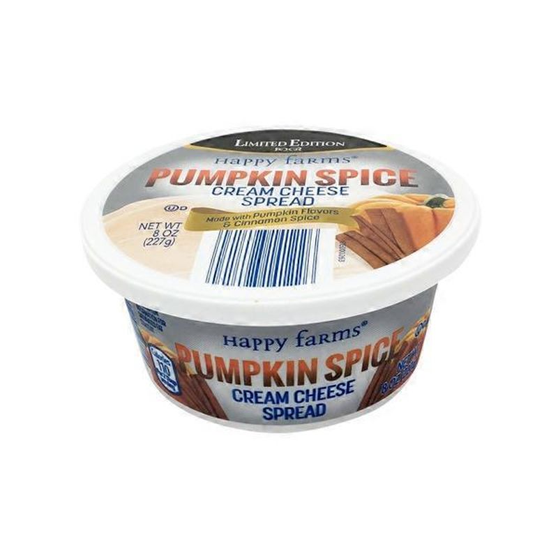 Happy Farms Pumpkin Spice Cream Cheese (8 oz) Instacart