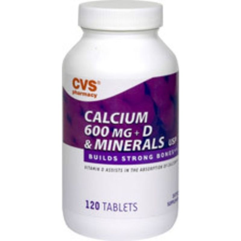 CVS Health Calcium + D Plus Minerals Dietary Supplement (120 ct