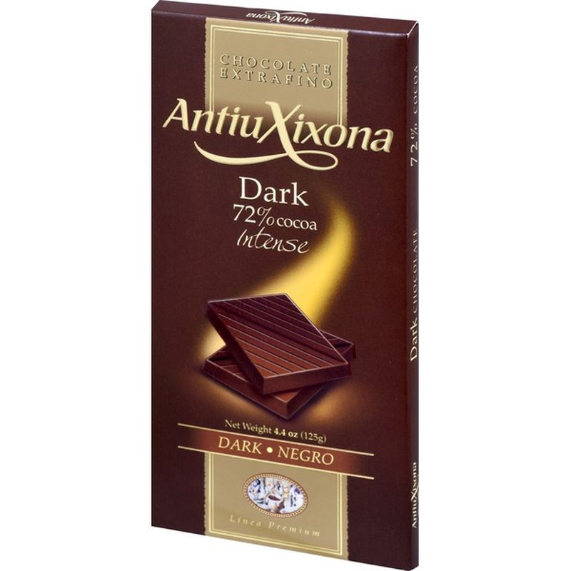 Antiu Xixona Premium Dark Chocolate, 72% Cocoa (4.4 oz) from ShopRite ...