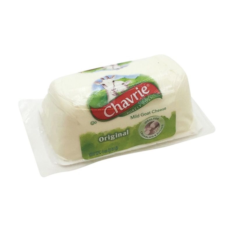 Chavrie Original Goat Cheese Log (4 oz) Delivery or Pickup Near Me