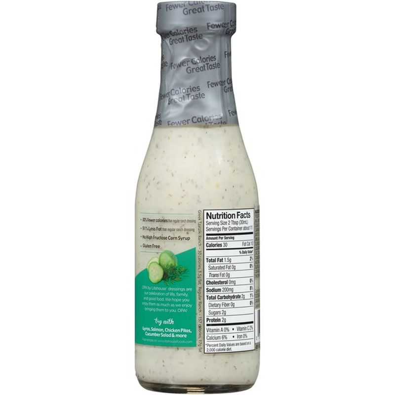 Litehouse Tzatziki Ranch Greek Yogurt Dressing (332 ml) from Publix ...