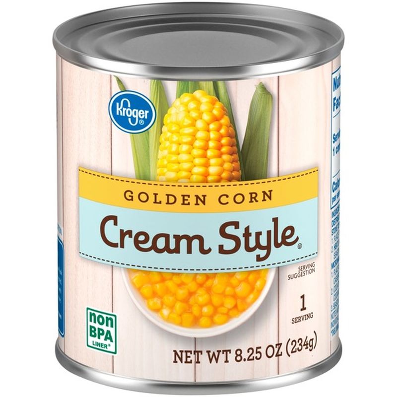 Kroger Cream Style Golden Corn