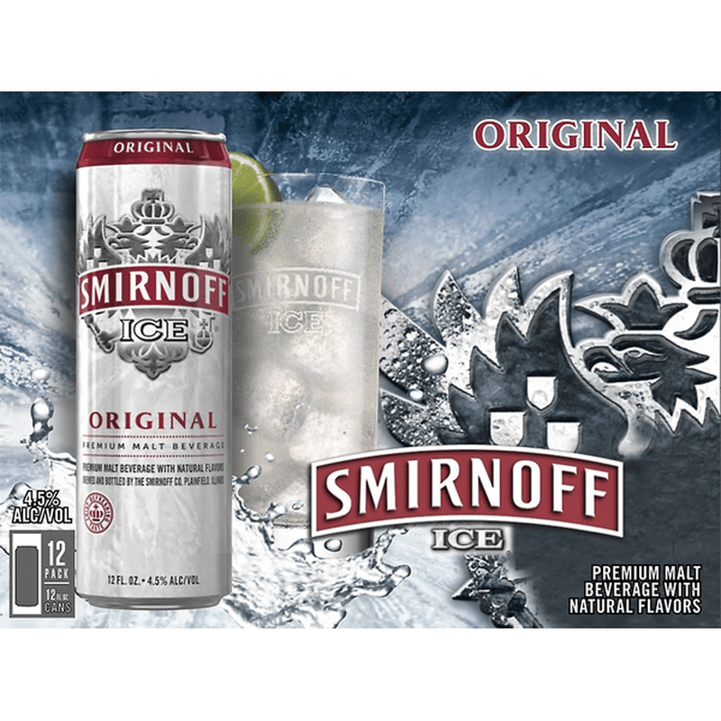 Smirnoff Malt Beverage, Premium, Original (12 fl oz) Instacart
