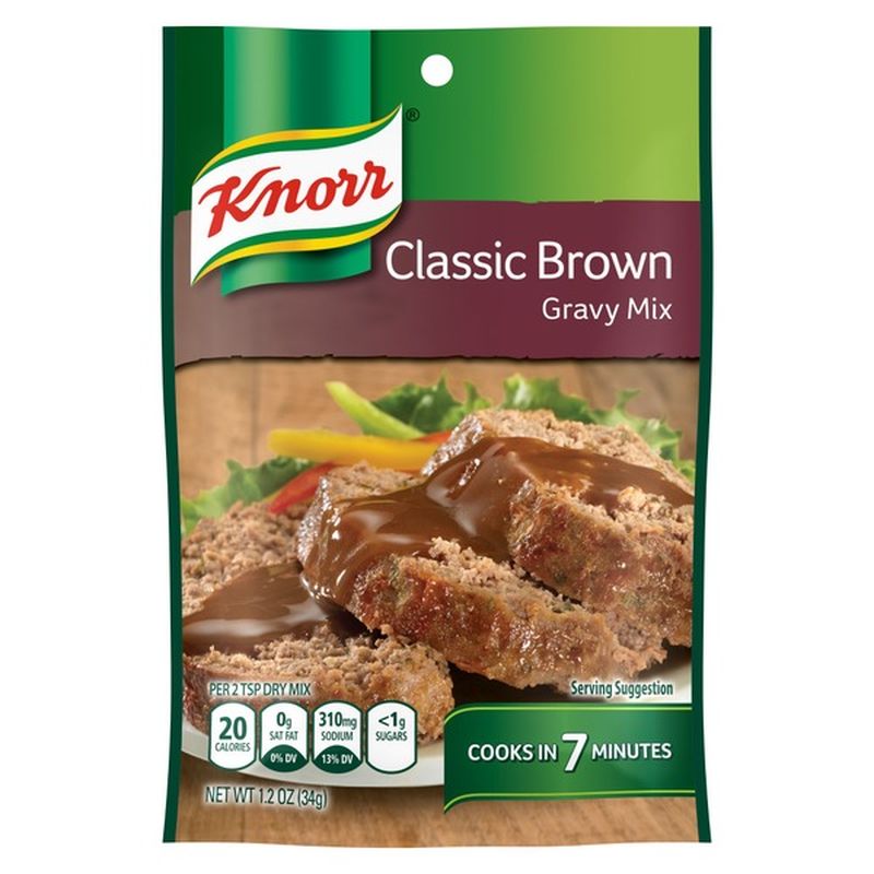 Knorr Gravy Mix Classic Brown (1.2 oz) from Falletti Foods Instacart