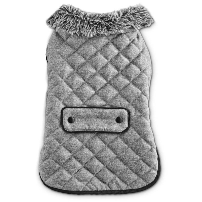 Bond & Co Gray Large Mlx Barn Coat