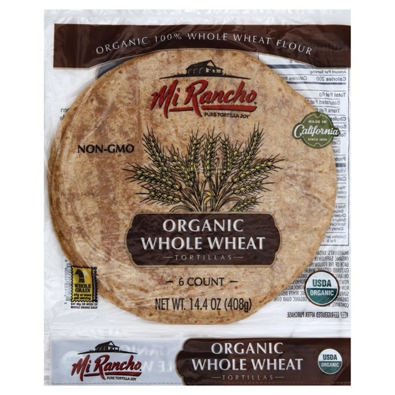 Mi Rancho Tortillas, Organic, Whole Wheat (6 each) Instacart