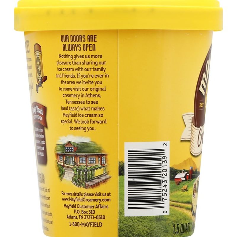 Mayfield Creamery Ice Cream, Premium, Rocky Road (1.5 qt) Instacart