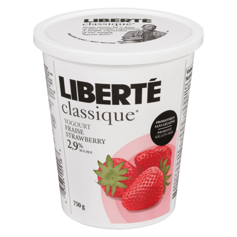 Liberté 2.5% Strawberry Yogurt