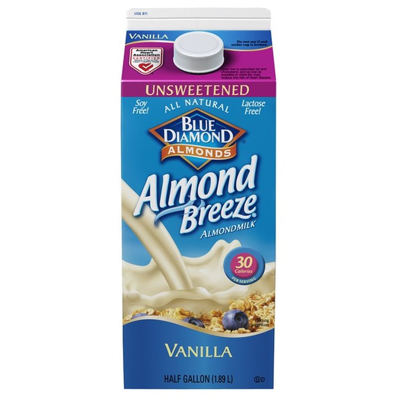 Almond Breeze Unsweetened Vanilla Almondmilk (64 Fl Oz) From Harris ...