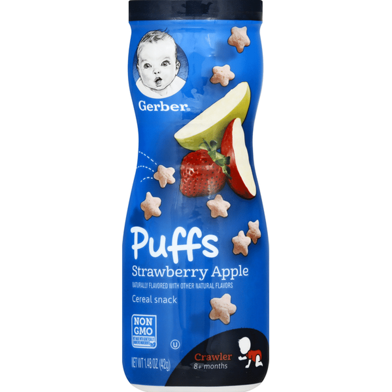 Gerber Puffs Strawberry Apple Cereal Snack (1.48 oz) from Smart & Final