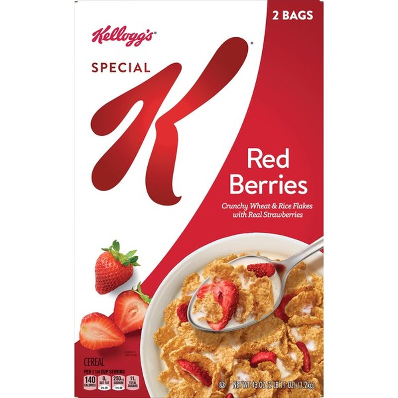 Kellogg's Special K Breakfast Cereal Red Berries (21.5 oz) - Instacart