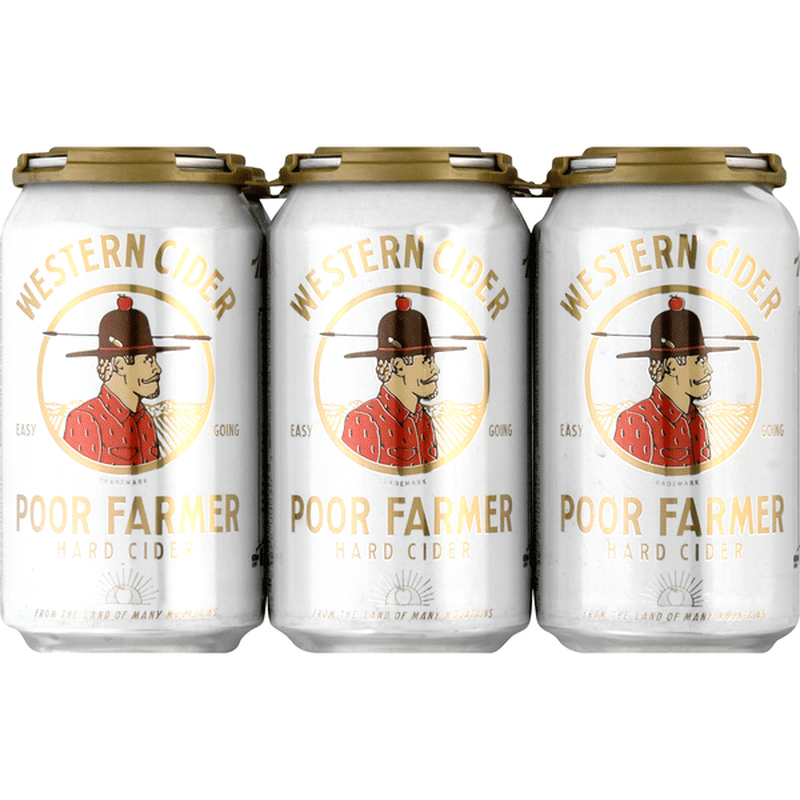 Western Cider Hard Cider, Poor Farmer (6 each) Delivery or Pickup Near