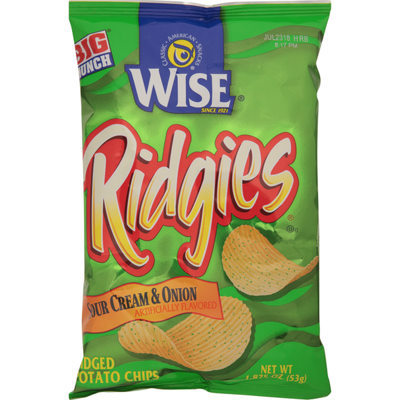 Wise Big Munch Sour Cream & Onion Potato Chips (1.88 oz) Instacart