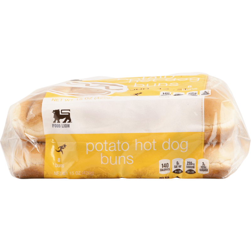 Food Lion Hot Dog Buns, Potato (8 each) Instacart