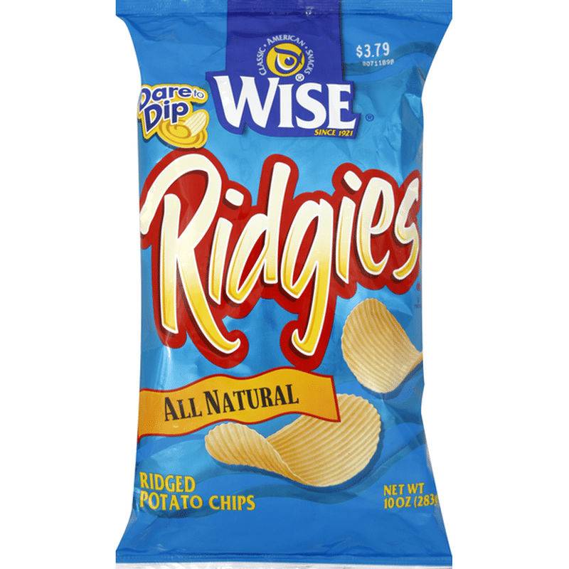 Wise Potato Chips, Ridged (10 oz) Instacart
