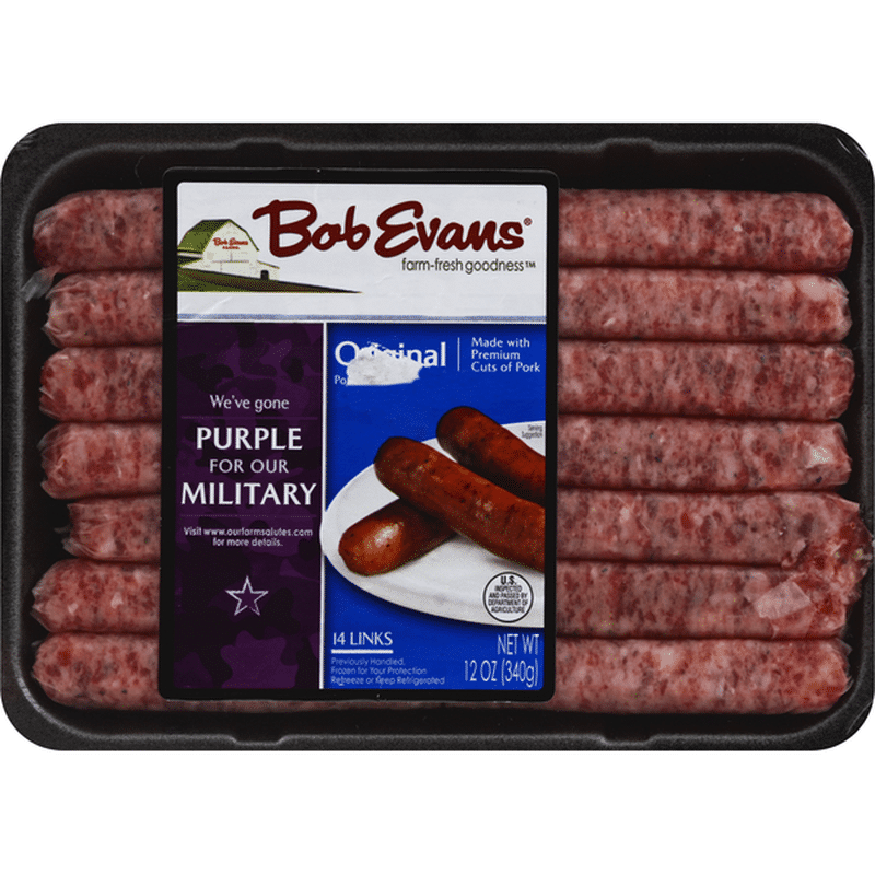 Bob Evans Farms Pork Sausage Links, Original (14 each) Instacart