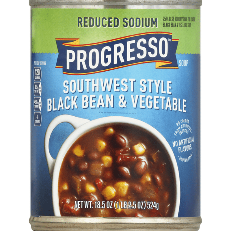 Progresso Soup, Southwest Style Black Bean & Vegetable (18.5 oz ...