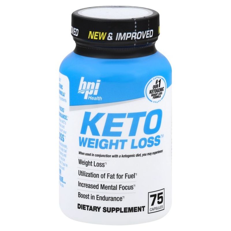 BPI Sports Keto, Weight Loss, Capsules (75 each) Instacart