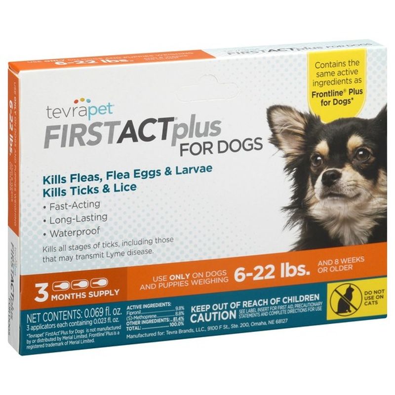 Tevra Pet Flea & Ticks Prevention, for Dogs (3 each) Instacart